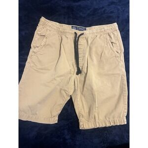 American Eagle Men's Cargo Shorts Size Medium Classic RN 54485 Dark Khaki / Tan